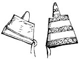 Assyrian horn-shaped caps, worn only by kings. Horns are often seen as symbols of power (Deut.33.17, 1S.2.1, Ps.75.5,10, Jer.48.25)